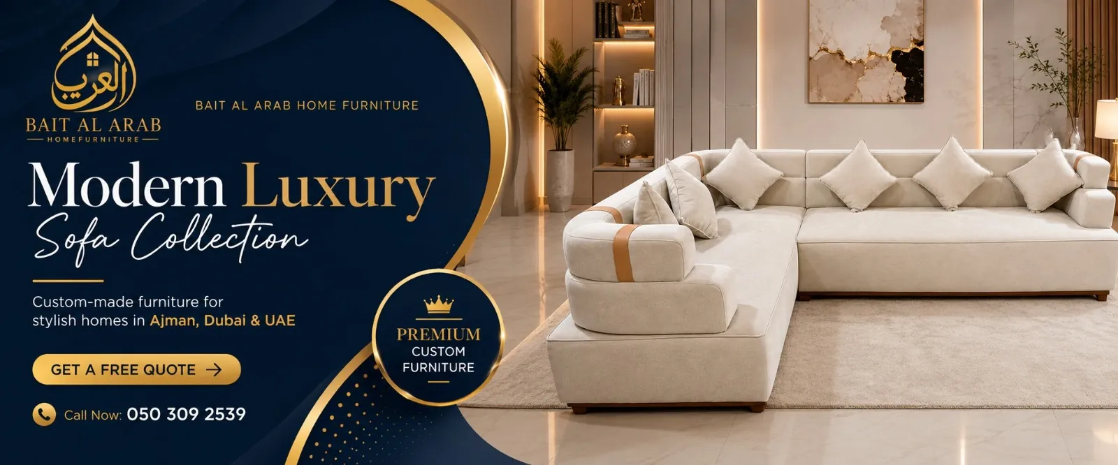 Bait Al Arab Modern Luxury Sofa Collection